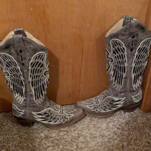 Corral Black sequin Boots - Picture 3 of 9